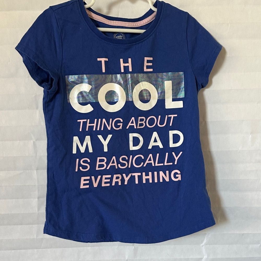 Wonder Nation Kids Short Sleeve T‑Shirt – Girls Medium